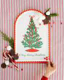 Christmas Tree Bamboo Tray