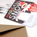 Snow Card - Magic Elf Instant Snow Christmas