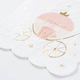 Princess Coach Beverage Napkins (x16)