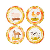 Farm Animal Plates (x8)