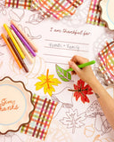 Give Thanks Paper Coloring Tablecloth
