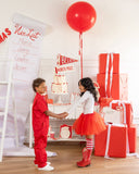 Santa Head Paper Plate (x8)