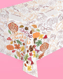 Give Thanks Paper Coloring Tablecloth