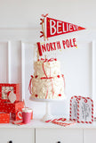 Believe North Pole Felt Pennant Set (x2)