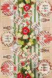 Nutcracker Christmas Wavy Paper Salad Plate (x8)