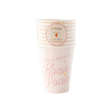 Hocus Pocus Pink Cups (x8)