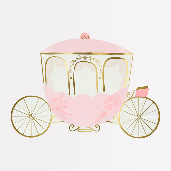 Princess Carriage Plates (x8)