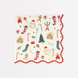 Jolly Christmas LG Napkins (x16)