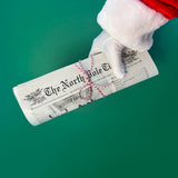 North Pole Times Holiday Gift Wrap + Activity