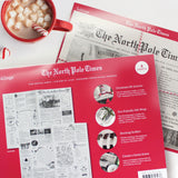 North Pole Times Holiday Gift Wrap + Activity