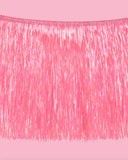 Pink Holographic Tinsel Fringe Banner (5ft)