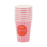 Hearts Party Cups (x8)