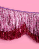 Tickled Pink Scalloped Fringe Banner (5ft)