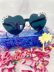"Hey Barbie" Heart Sunglasses
