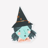 Witch Shaped Napkins (x16)