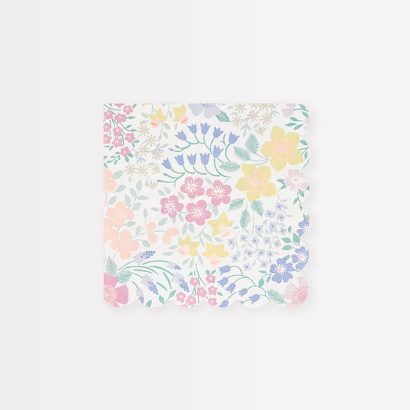 Cottage Garden Large Napkins (x16)