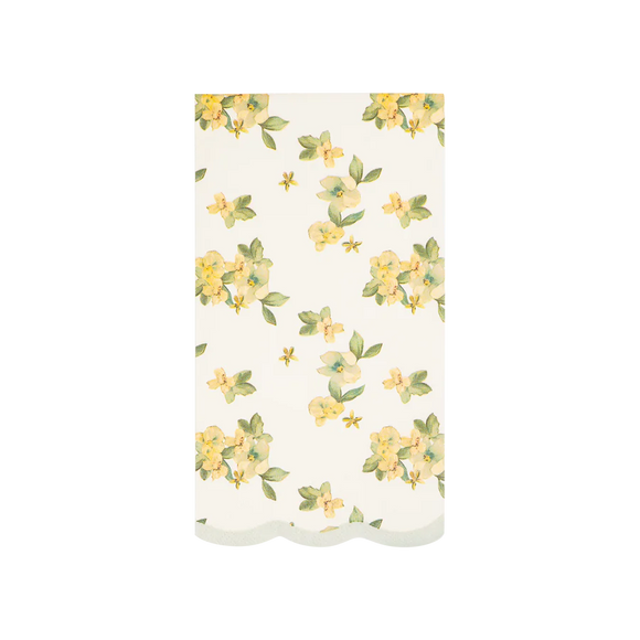 Vintage Floral Paper Dinner Napkin (x24)