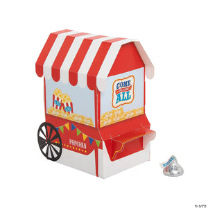 Popcorn Cart Treat Boxes (x10)