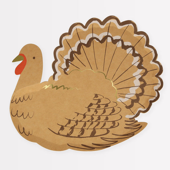 Classic Turkey Plates (x8)