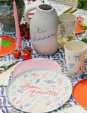 La Dolce Vita Bon Appetit Dinner Plates (x8)