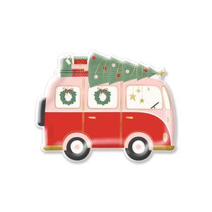 Christmas Tree Van Plates (x8)