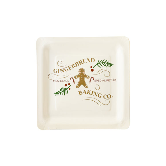 Gingerbread Baking Co LG Plates (x8)