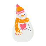 Happy Snowman Napkins (x16)