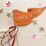 Gingerbread Cookie Taster Party Pennant Flag