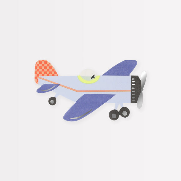 Airplane Napkins (x16)