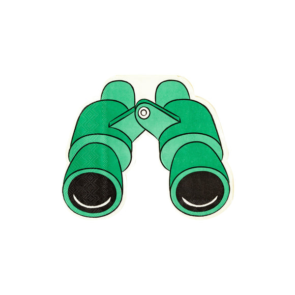 Safari Binoculars Shaped Napkins (x24)