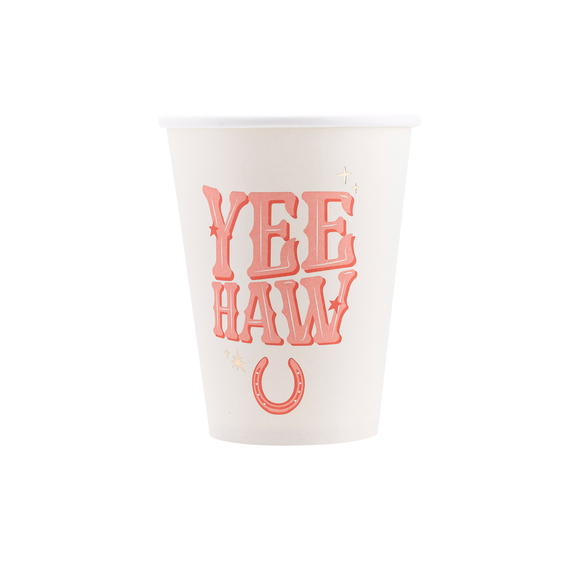 Yeehaw Paper Party Cups (x8)