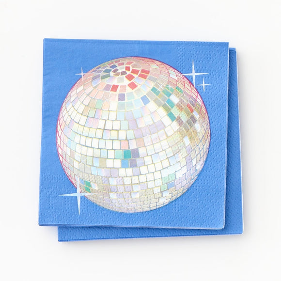 Disco Ball Mirrored Napkins (x20)