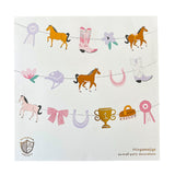 Pretty Pink Horse Garland (20ft)