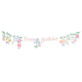 Floral Happy Birthday Garland