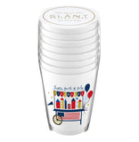 Fireworks Frosted Party Cups (x8)