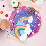 Sparkella Rainbow Large Plates (10 per pack)
