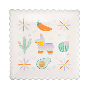 Fiesta Icons 8" Plates (x8)