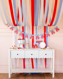 Americana Bow Edge 8" Paper Plates (x8)