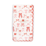 Vintage Bow Pattern Dinner Napkins (x24)