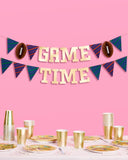 Game Time Honeycomb Football Banner