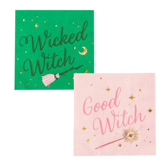 Good & Wicked Witch Napkins (x20)
