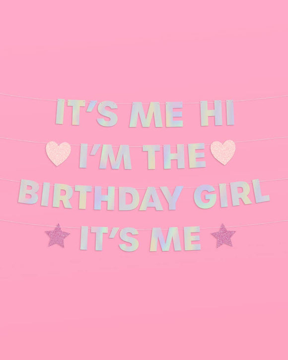 Swiftie I'm the Bday Girl Banner