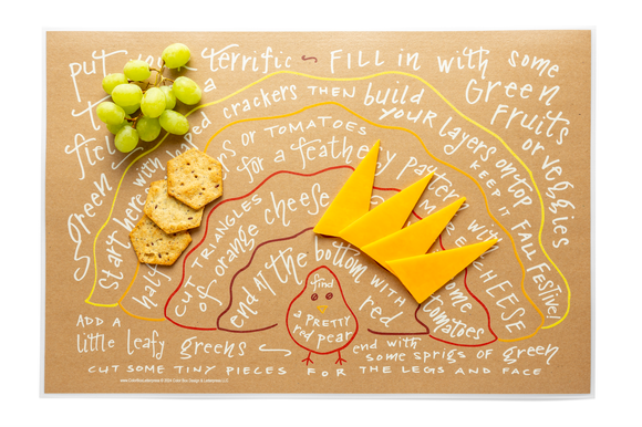 Thanksgiving Turkey Charcuterie Cheat Sheet