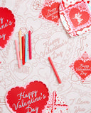 Valentine's Kids Coloring Tablecloth