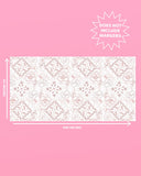 Valentine's Kids Coloring Tablecloth