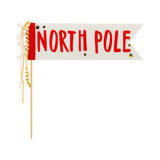 Believe North Pole Felt Pennant Set (x2)