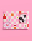 Black + White Bow Balloons | 24 pc 12 in