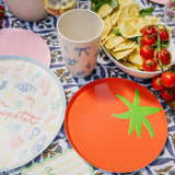 Le Dinner Tomato Plates (x8)