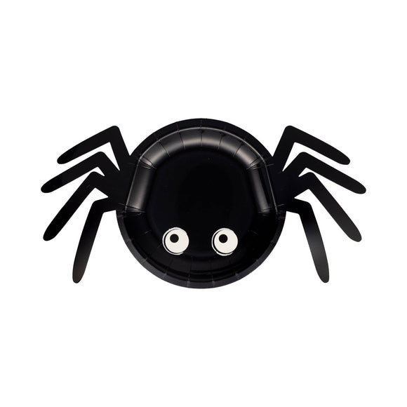 Spider Shaped Paper Plates (x8)