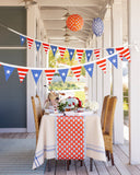 Stars and Stripes Outdoor Fabric Pennant Banner